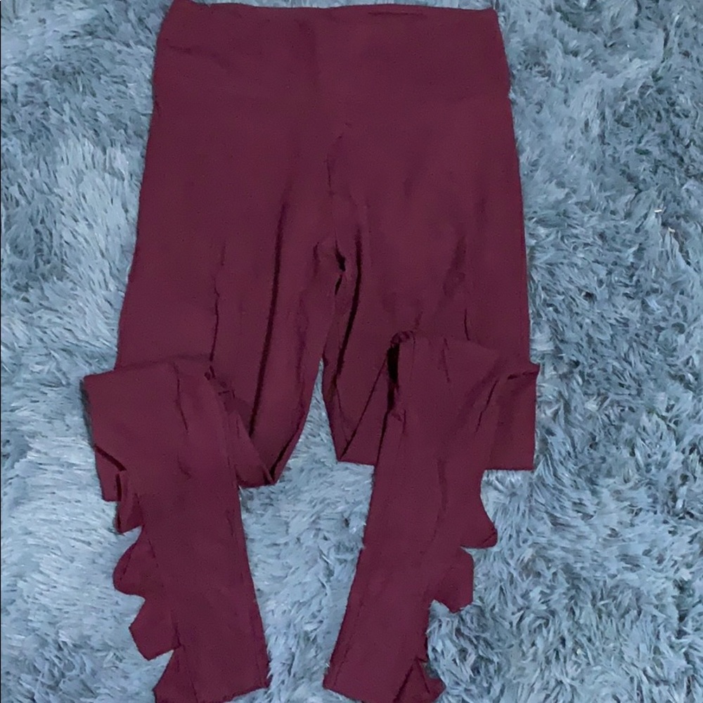 SUPER CUTE pink vs sport leggings full length